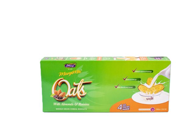 Manji Oats With Almond & Raisins 280g